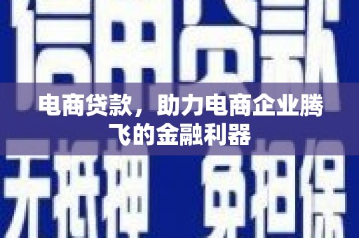 偏关电商贷款，助力电商企业腾飞的金融利器