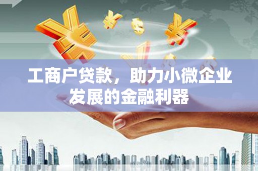 偏关工商户贷款，助力小微企业发展的金融利器