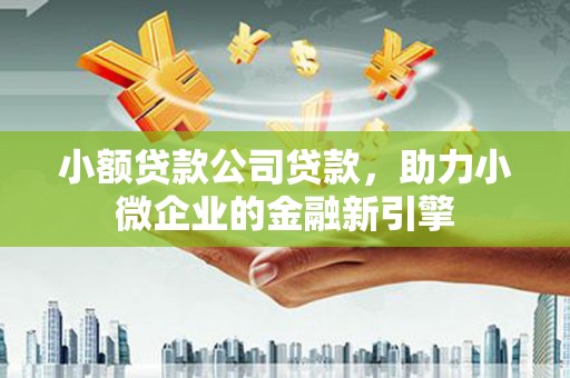 偏关小额贷款公司贷款，助力小微企业的金融新引擎