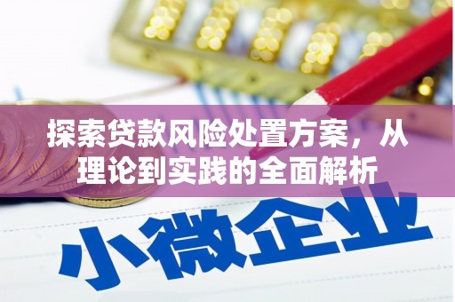 偏关探索贷款风险处置方案，从理论到实践的全面解析