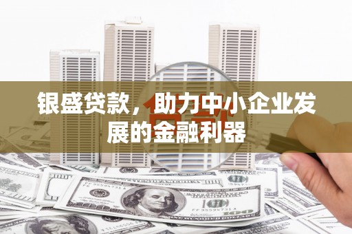 偏关银盛贷款，助力中小企业发展的金融利器