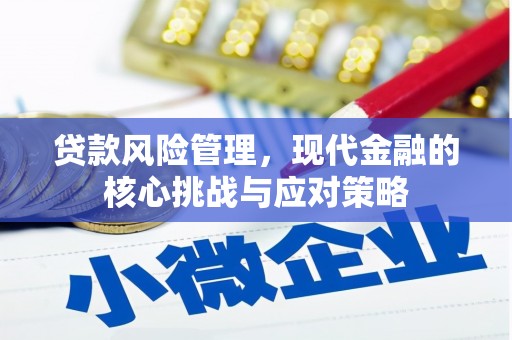 偏关贷款风险管理，现代金融的核心挑战与应对策略