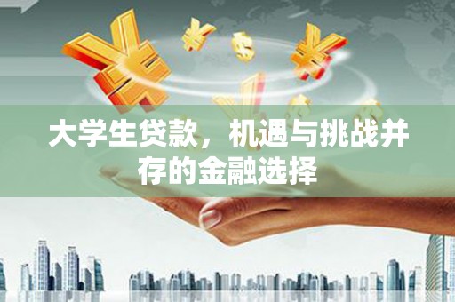 偏关大学生贷款，机遇与挑战并存的金融选择