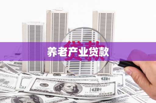 偏关养老产业贷款