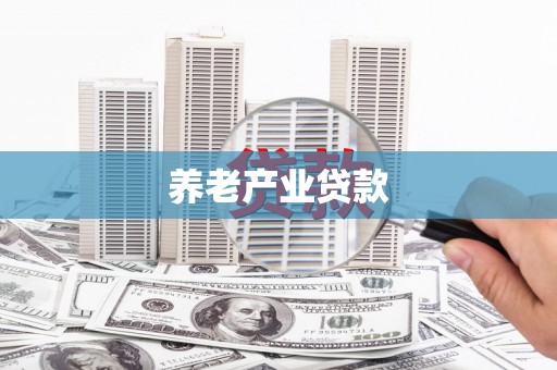 偏关养老产业贷款