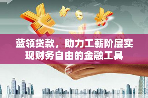 偏关蓝领贷款，助力工薪阶层实现财务自由的金融工具